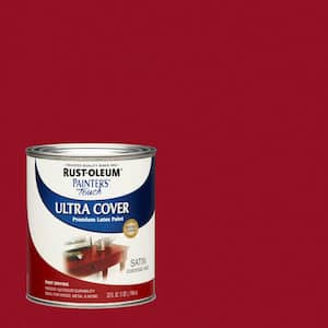 32 oz. Ultra Cover Satin Colonial Red General Purpose Paint (Case of 2)