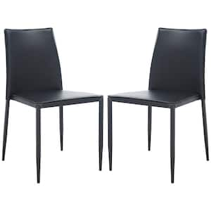 Cason Black 17.51 in. Wood Dining Chair (Set of 2)