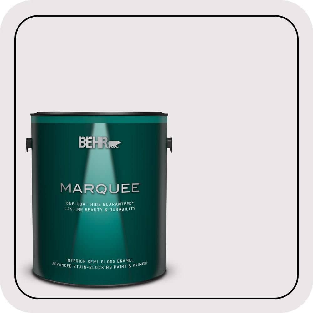 1 gal. #PR-W03 Melodic White Semi-Gloss Enamel Interior Paint & Primer price history on PriceWatchPro