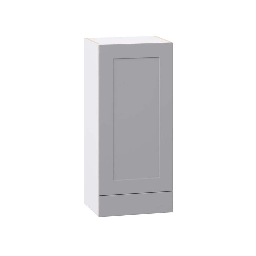 Roseland 18 in. W x 14 in. D x 40 in. H Assembled Shaker Wall Kitchen Cabinet in Slate Gray with Drawer price history on PriceWatchPro