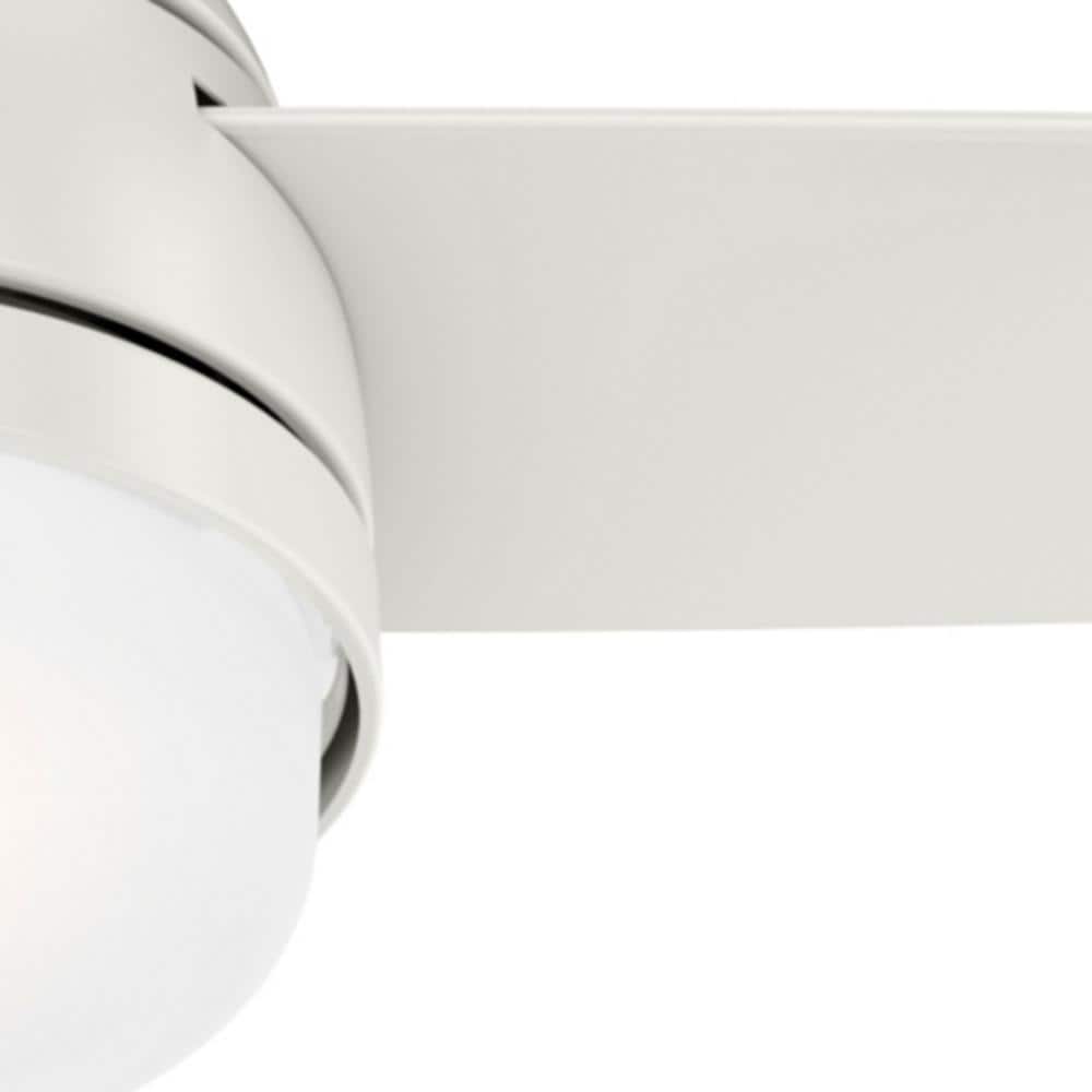 Midtown Fresh White 48" Contemporary Ceiling Fan with LED Light and Remote