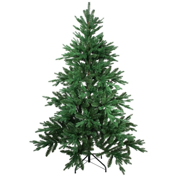 Real Touch️ Full Alamosa Fir Artificial Christmas Tree-6.5'-Unlit