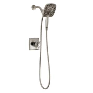 Ashlyn In2ition 1-Handle Wall Mount Shower Faucet Trim Kit in Stainless (Valve Not Included)