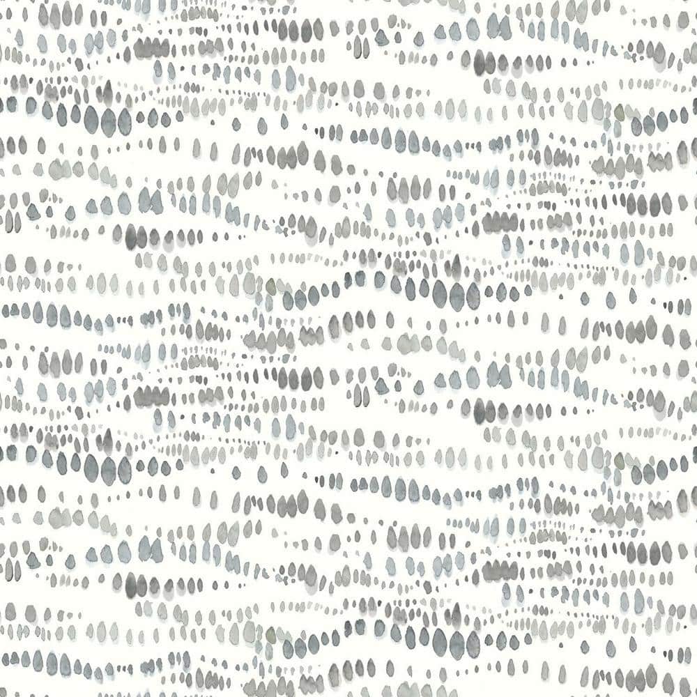 Reviews for RoomMates Lisa Audit Grey and White Dotted Line Peel and