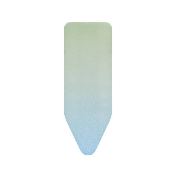 Brabantia Cotton Ironing Board Cover with Foam Padding, Soothing Sea Blue, Large Size C (53.5 in. D x 23.6 in. W x 0.4 in. H)