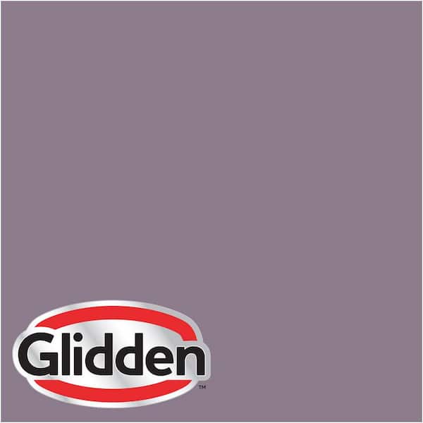 Glidden Premium 5 gal. #HDGV64U Heather's Plum Semi-Gloss Interior Paint with Primer