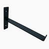 HARDWOOD REFLECTIONS 12 in. Black T-Shaped Steel Shelf Bracket ...