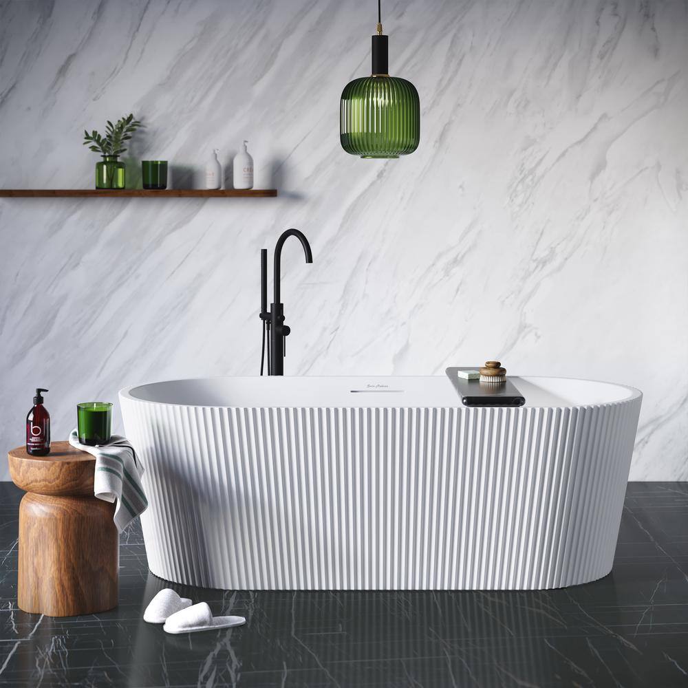 Lafayette 67" White Acrylic Freestanding Bathtub
