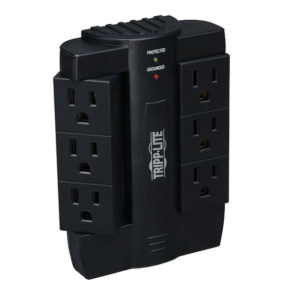 Tripp Lite Protect It Surge Protector 6 Rotatable Outlets