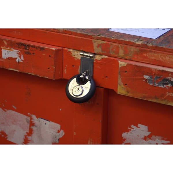 Brinks 80 mm Stainless-Steel Commercial Discus Padlock 673-80002