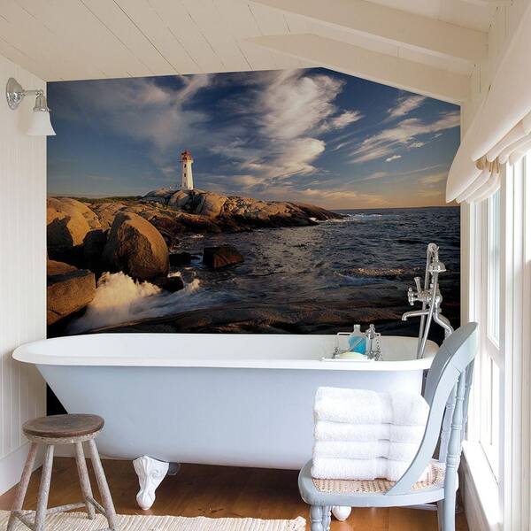 National Geographic 72 in. H x 48 in. W Lighthouse Wall Mural