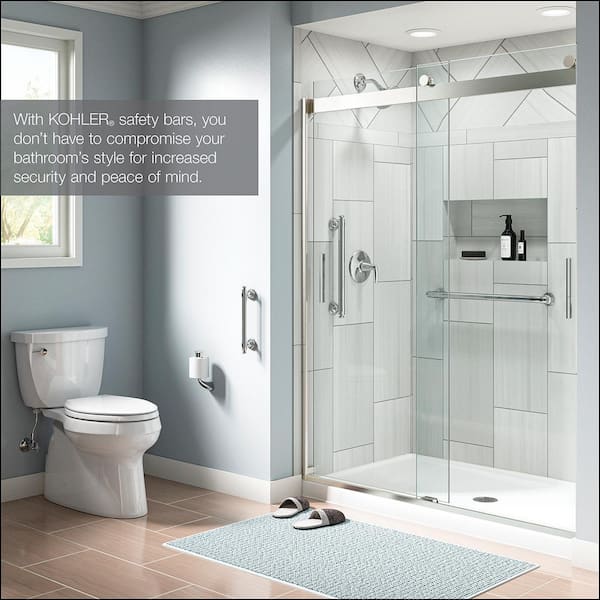 Carmichael 9 in. Grab Bar in Polished Chrome