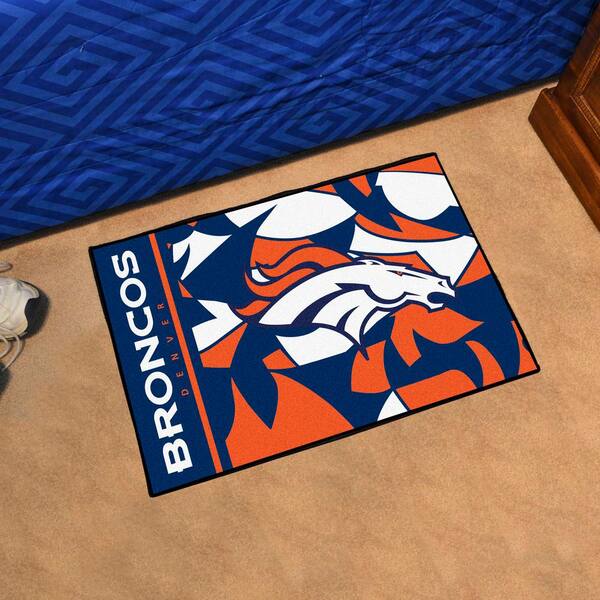 Fanmats Denver Broncos Happy Holidays Starter Mat