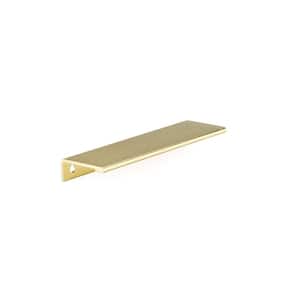 Lincoln Collection 5 1/16 in. (128 mm) Satin Gold Modern Cabinet Finger Pull