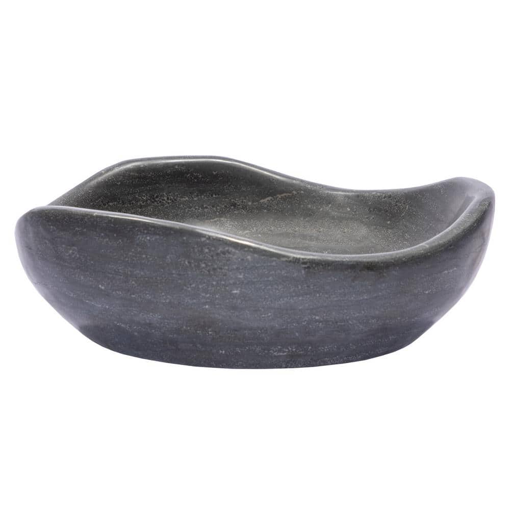 Eden 16'' Black Stone Freeform Vessel Sink