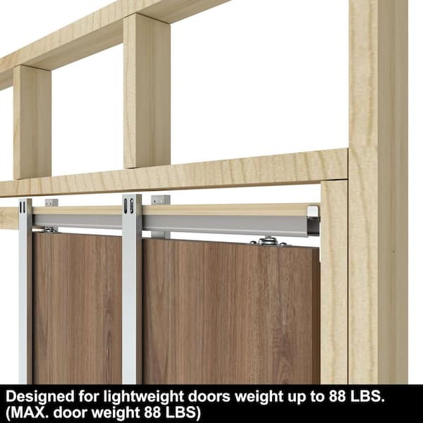 CALHOME Soft Close and Open 24 to 36 x 80 Aluminum