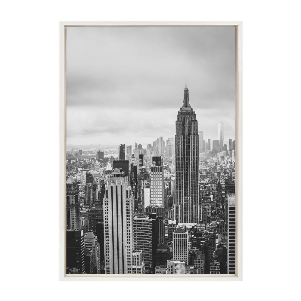Kate and Laurel Sylvie New York City Monochromatic by F2Images Framed