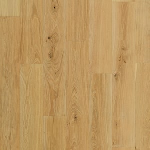 Defense+ Linen Oak 3/8 in. T x 7.5 in. W Waterproof Distressed Engineered Hardwood Flooring (24.5 sq.ft/case)
