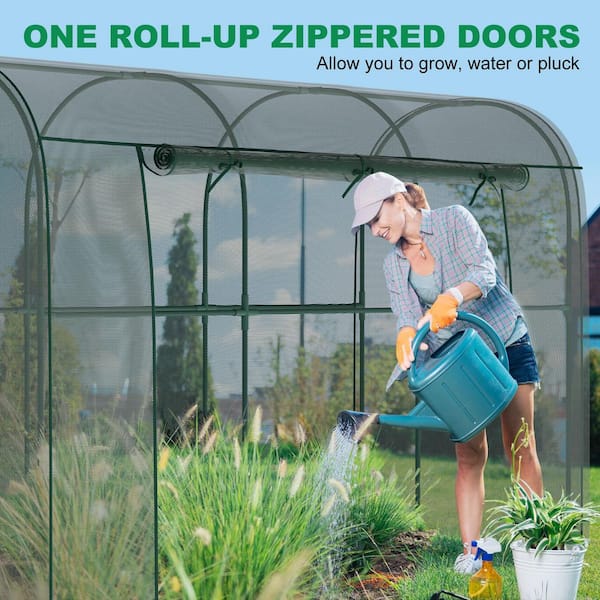 ABORON Crop Cage for Garden Plant 9.9 x 3.3 x 6 ft. Wind-Resistant
