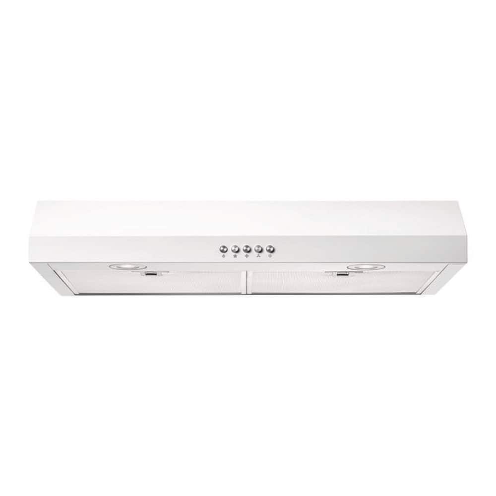Vissani 30in. 320CFM Convertible Under Cabinet Range Hood in White