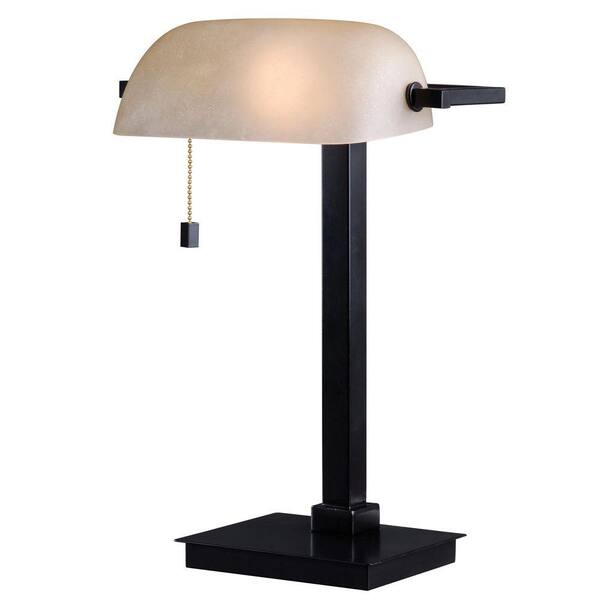 Unbranded Wall Street 16 in. Oil-Rubbed Bronze Desk Lamp