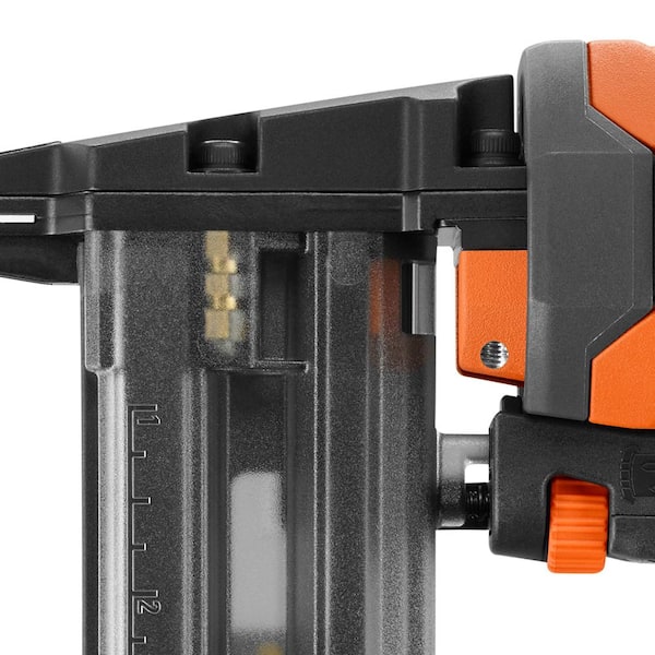 RIDGID - Pneumatic 18-Gauge 1-1/2 in. Finish Stapler with Contractor's Bag