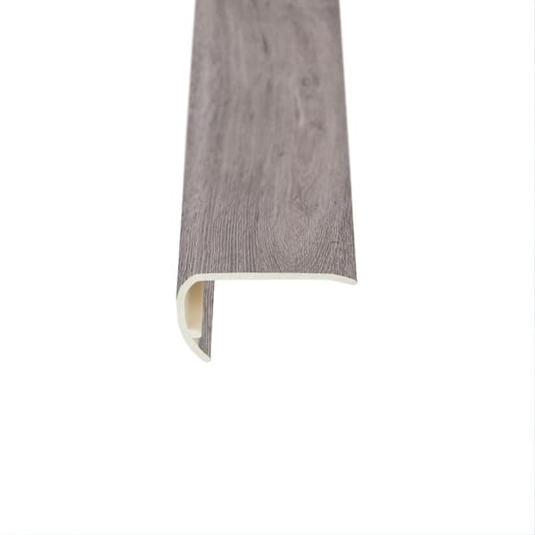 Melrose Oak Sidewalk 1-3/16 in. T x 2-1/16 in. W x 94 in. L Stair Nose Molding Melrose Oak Sidewalk 1-3/16 in. T x 2-1/16 in. W x 94 in. L Stair Nose Molding