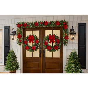 12 ft. Pre-Lit LED Berry Bliss Artificial Christmas Garland