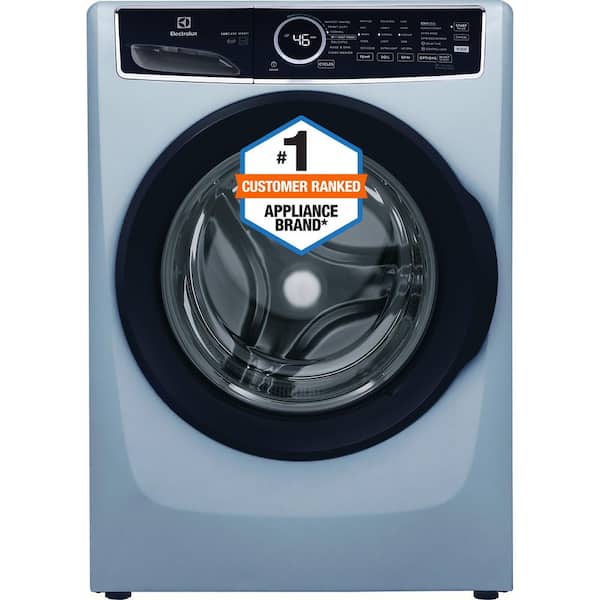 Electrolux 27 in. 4.5 cu.ft. HE Front Load Washer with LuxCare Wash System 20-minutes Fast Wash, ENERGY STAR in Glacier Blue