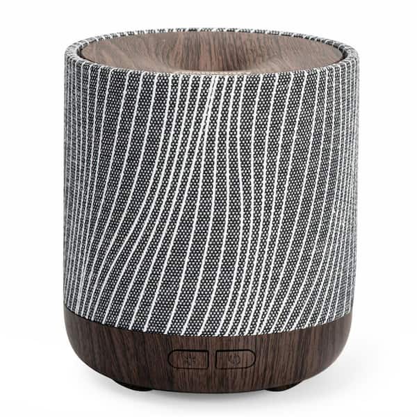 Diffuser Night Light Clean Dark Brown 200ml Fabric Cover Diffuser, Night Light Bedroom Aroma Gift ...