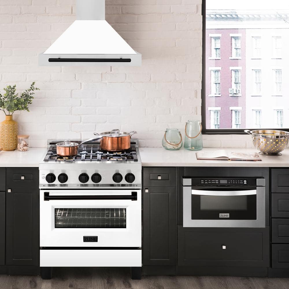 ZLINE 30" Stainless Steel Wall Mounted Convertible Range Hood