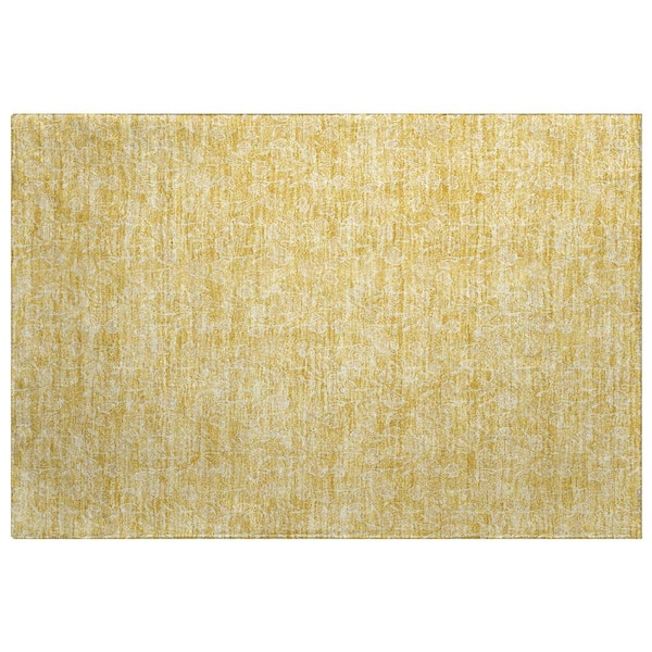 Dream Shag Premium Machine Washable Abstract ADS691 Aloe 8 ft. x 10 ft. Area Rug