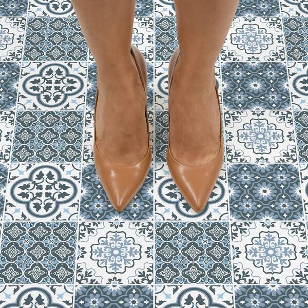 FloorPops Myriad Peel and Stick Floor Tiles 12 in. x 12 in. (20 Tiles, 20 sq. ft.) FloorPops Myriad Peel and Stick Floor Tiles 12 in. x 12 in. (20 Tiles, 20 sq. ft.)