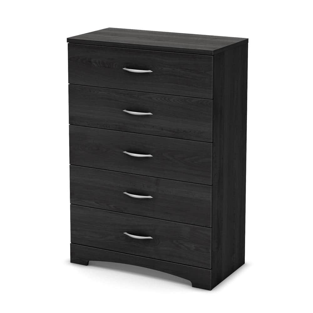 South Shore Step One 5Drawer Grey Oak Chest of Drawers 3137035 The