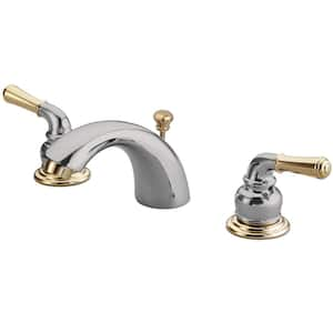 Magellan Mini-Widespread Bathroom Faucet in Polished Chrome/Polished Brass