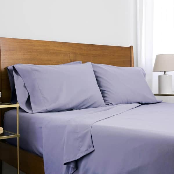 SOUTHSHORE FINE LINENS Deep Pocket 6-Piece Haze Microfiber California King Sheet Set