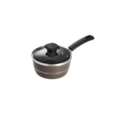 Nordic Ware 2.5 qt. Aluminum 2-in-1 Divided Sauce Pan 14600M - The