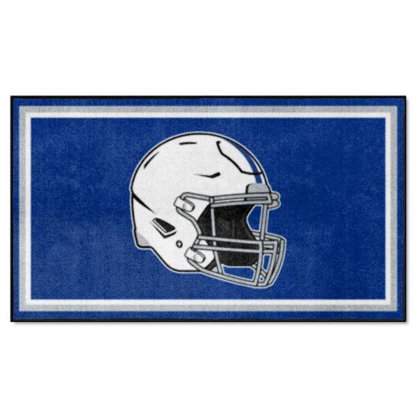 FANMATS Indianapolis Colts Blue 3 ft. x 5 ft. Plush Area Rug 36202 ...
