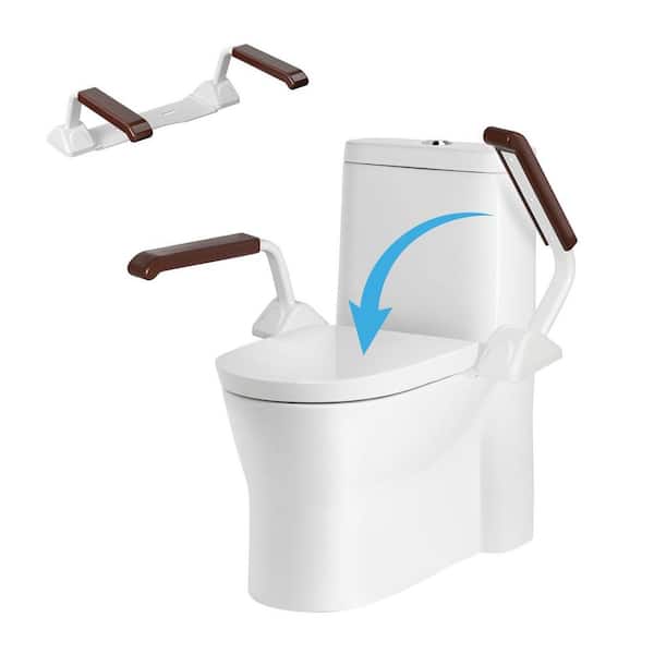 23 in. Adjustable Toilet Handle for The Elderly and Disabled, Handicap Toilet Safety Frame Grab Bars
