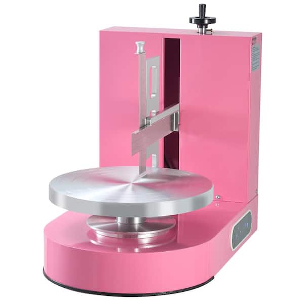 Cake Decorating Machine Cake Cream Spreading Coating Smearing Machine 8-Piece Stainless Steel Set Pink