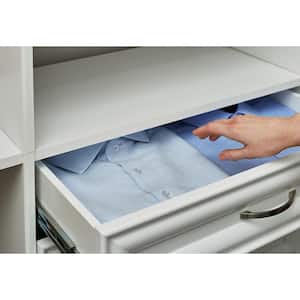 5 in. H x 23.5 in. W White Wood Drawer