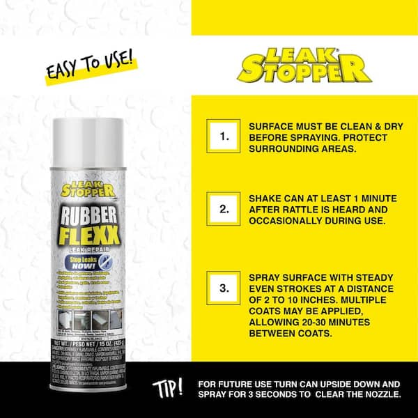 Leak Stopper® Rubber Flexx Clear Flexible Sealant – Gardner Coatings