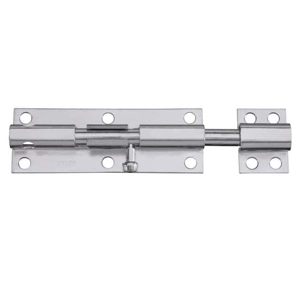 Stanley-National Hardware 6 in. Zinc Plated Heavy Barrel Bolt with Screws