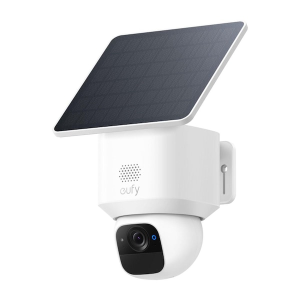 E30 SoloCam Wireless Outdoor Smart Solar Security Camera with Detachable Solar Panel, Pan and Tilt, and No Monthly Fees