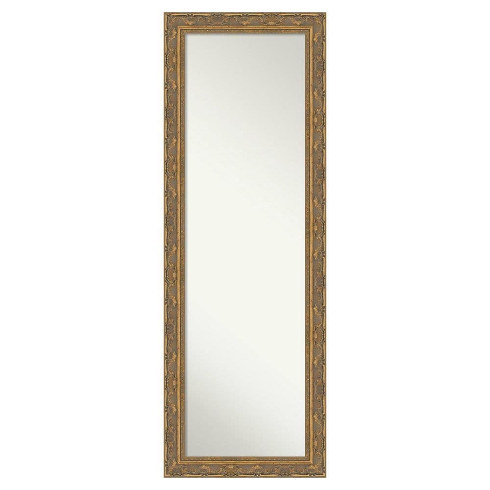 Filigree Gold 18.25 in. x 52.25 in. Non-Beveled Traditional Rectangle Framed Full Length On the Door Mirror price history on PriceWatchPro
