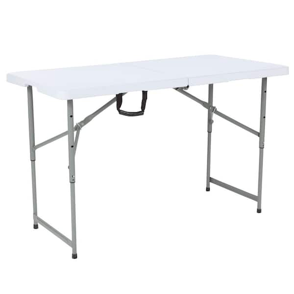 48 In Granite White Plastic Tabletop Metal Frame Folding Table Cga Rb 229187 Gr Hd The Home Depot 0269