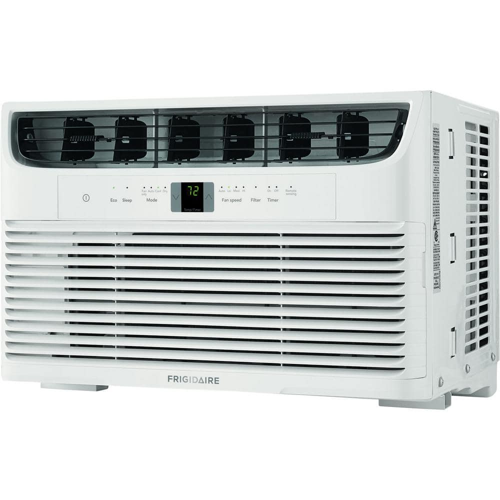 Frigidaire 6,000 BTU (DOE) 115-Volt Window Air Conditioner Cools 250 sq. ft. with Remote in White FHWC063TB1