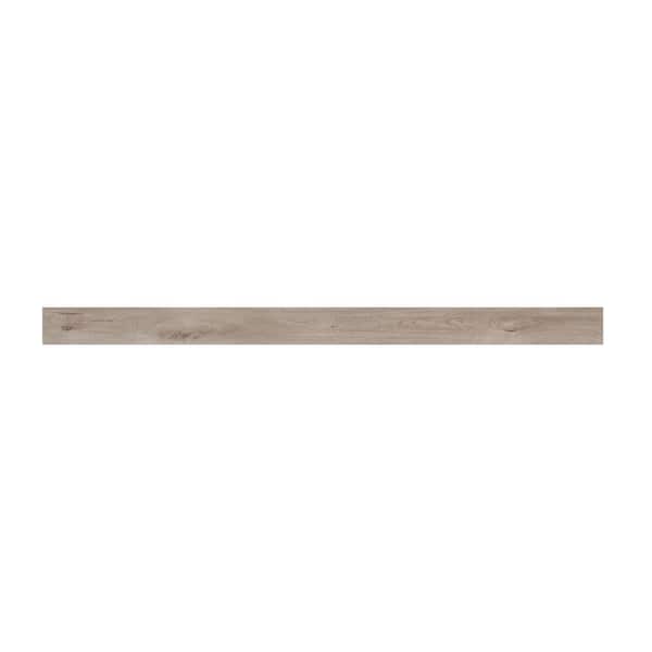 Winding Brook 1/4 in. Thick x 1-3/4 in. Wide x 94 in. Length Luxury Vinyl End Cap Molding Winding Brook 1/4 in. Thick x 1-3/4 in. Wide x 94 in. Length Luxury Vinyl End Cap Molding