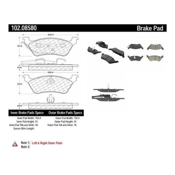 Centric Parts Disc Brake Pad Set