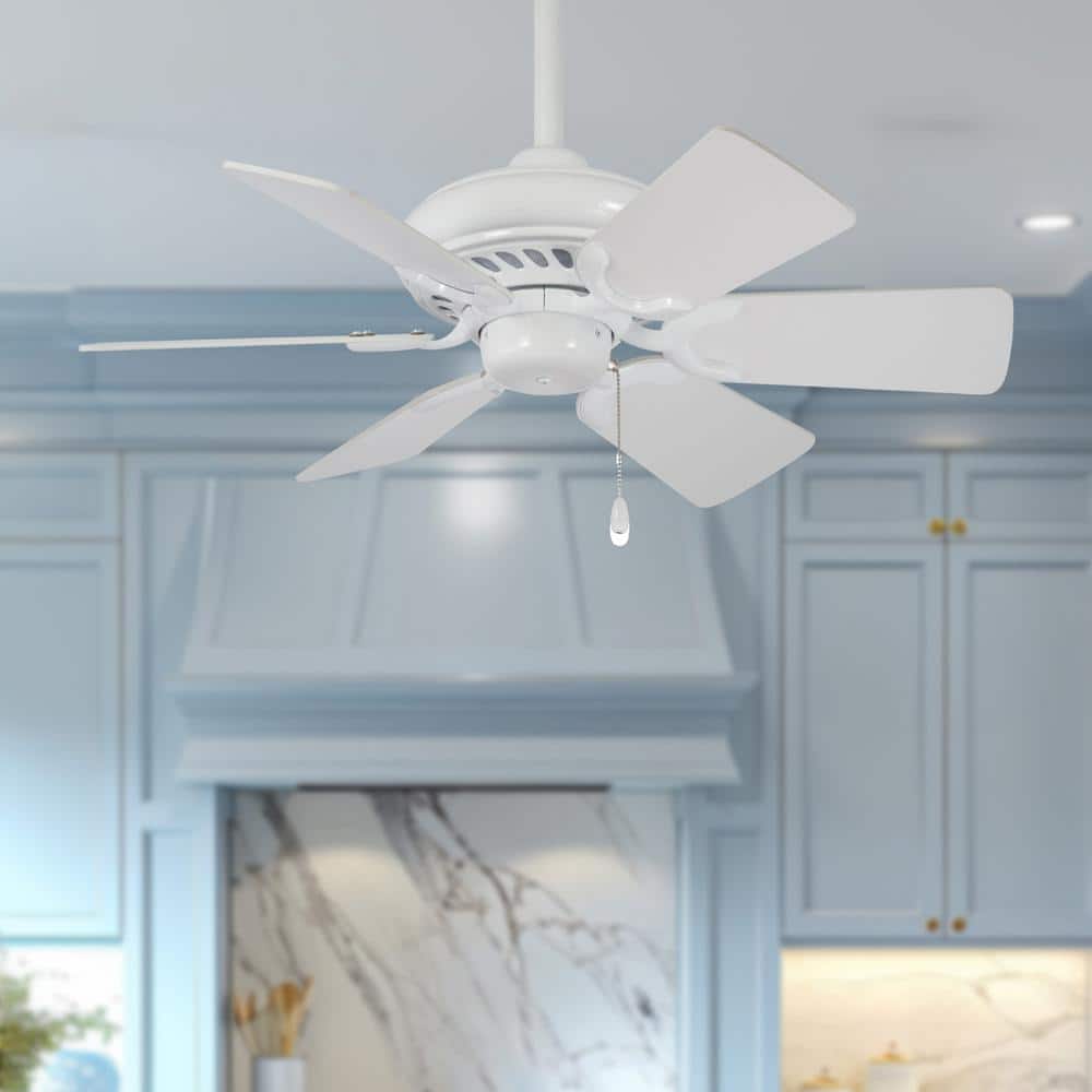 MINKA-AIRE Supra 32 in. Indoor White Ceiling Fan F562-WH - The